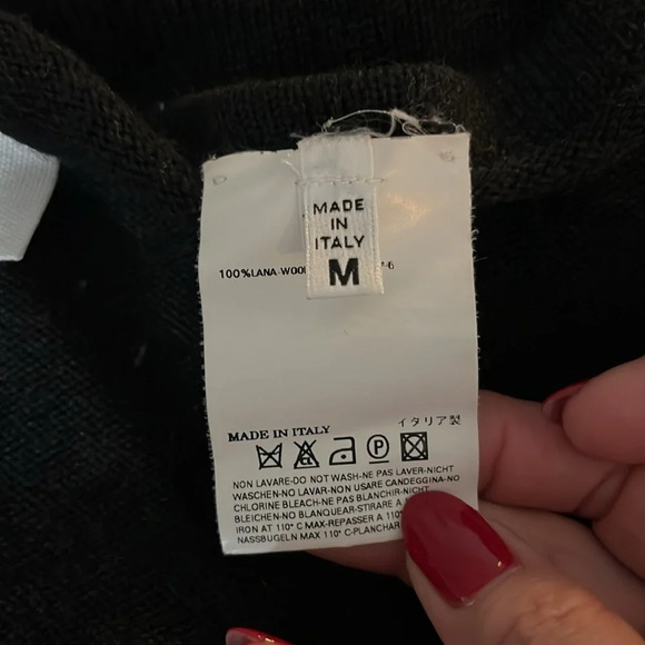 MM6 Maison Martin Margiela 100% wool wrap skirt size M - Picture 10 of 11